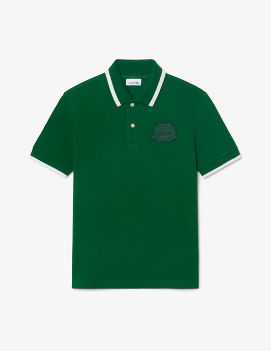 Playera tipo polo de algodón para niño 1