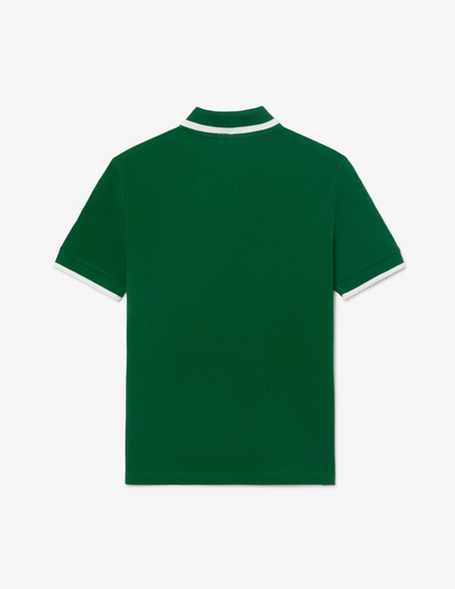 Playera tipo polo de algodón para niño 4