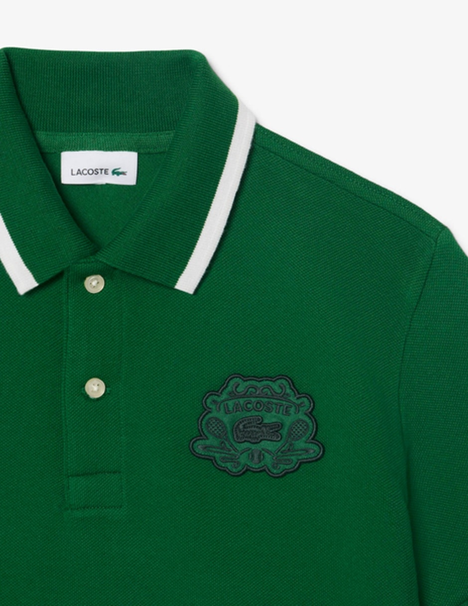 Playera tipo polo de algodón para niño 3