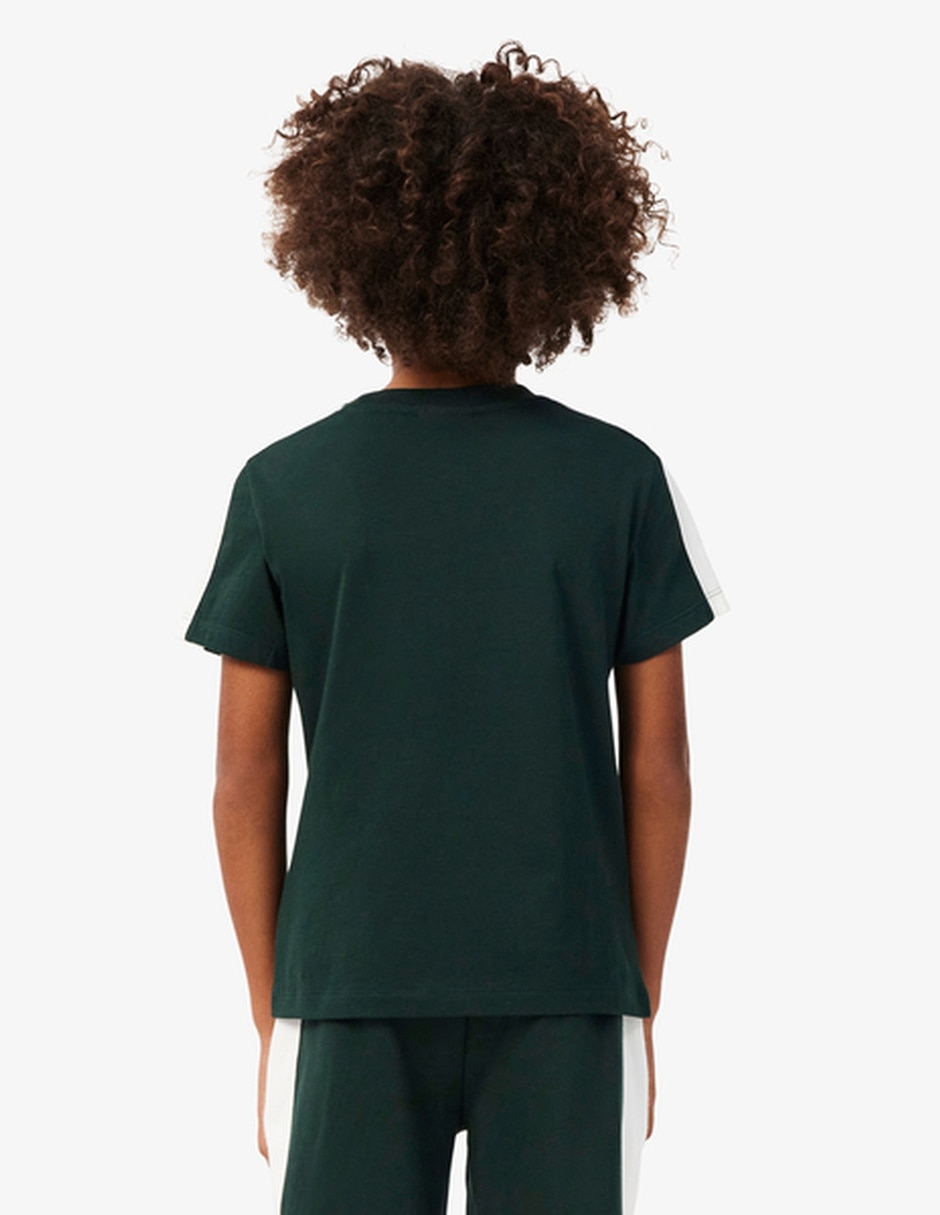 Playera tipo polo de algodón para niño 5
