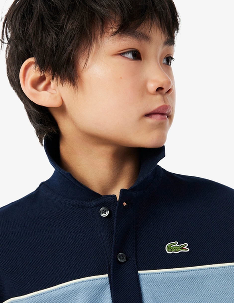 Playera tipo polo de algodón para niño 3