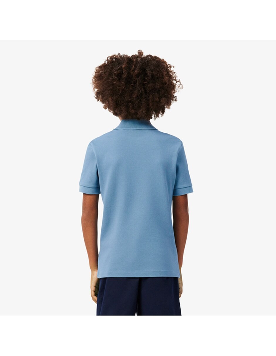 Playera tipo polo de algodón para niño 5