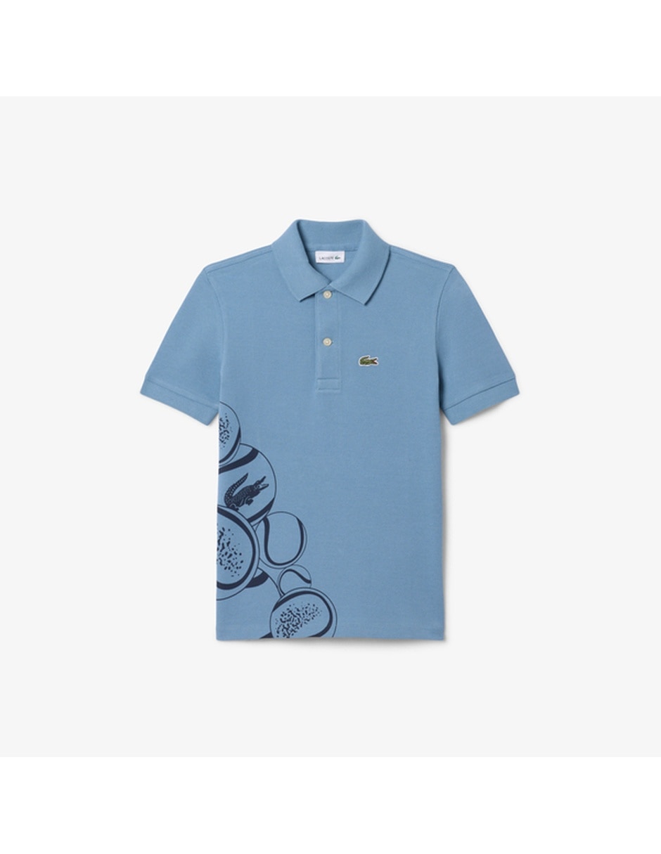 Playera tipo polo de algodón para niño 4