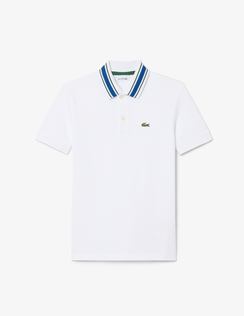 Playera tipo polo de algodón para niño 4