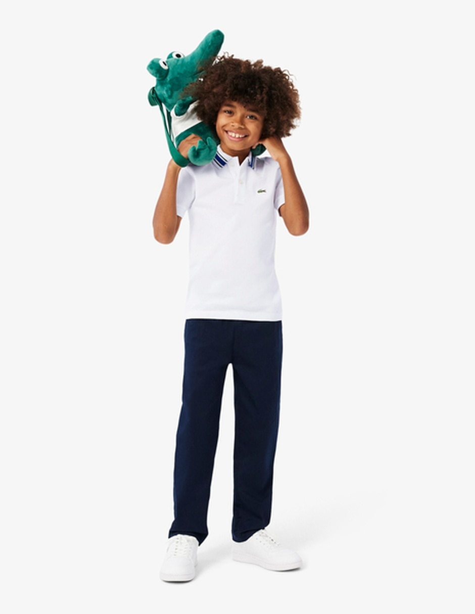 Playera tipo polo de algodón para niño 2