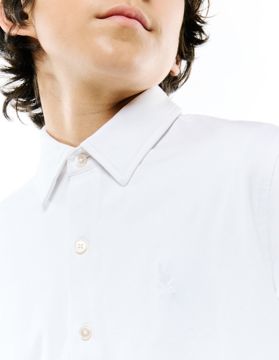Camisa casual Jackson de algodón pima manga larga para niño 3