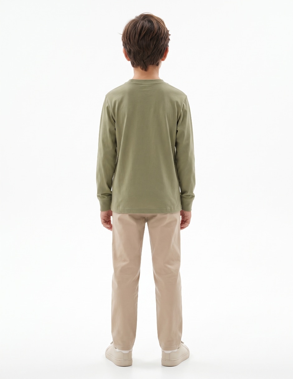 Playera manga larga para niño 2