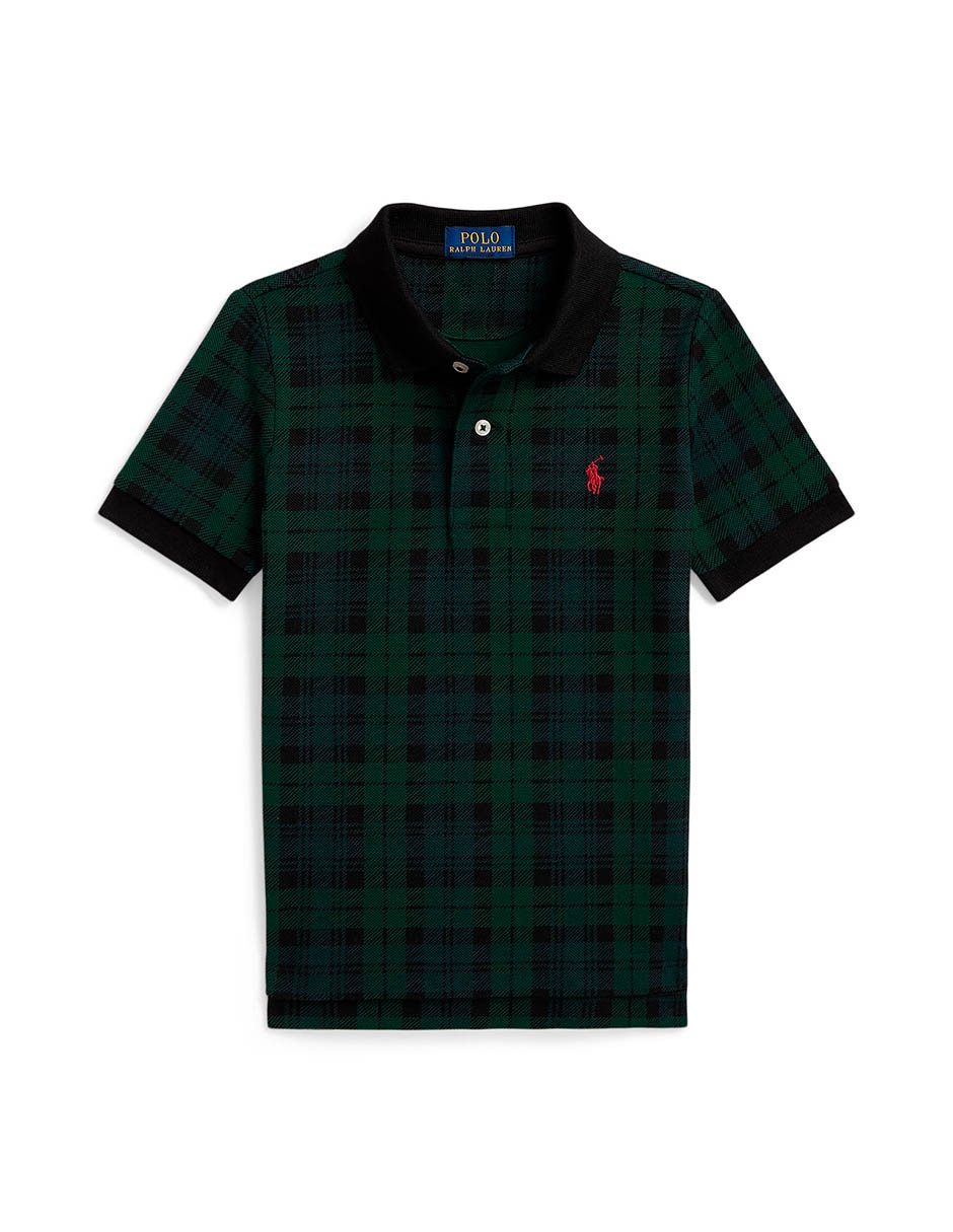 Playera tipo polo para niño Playera tipo polo para niño