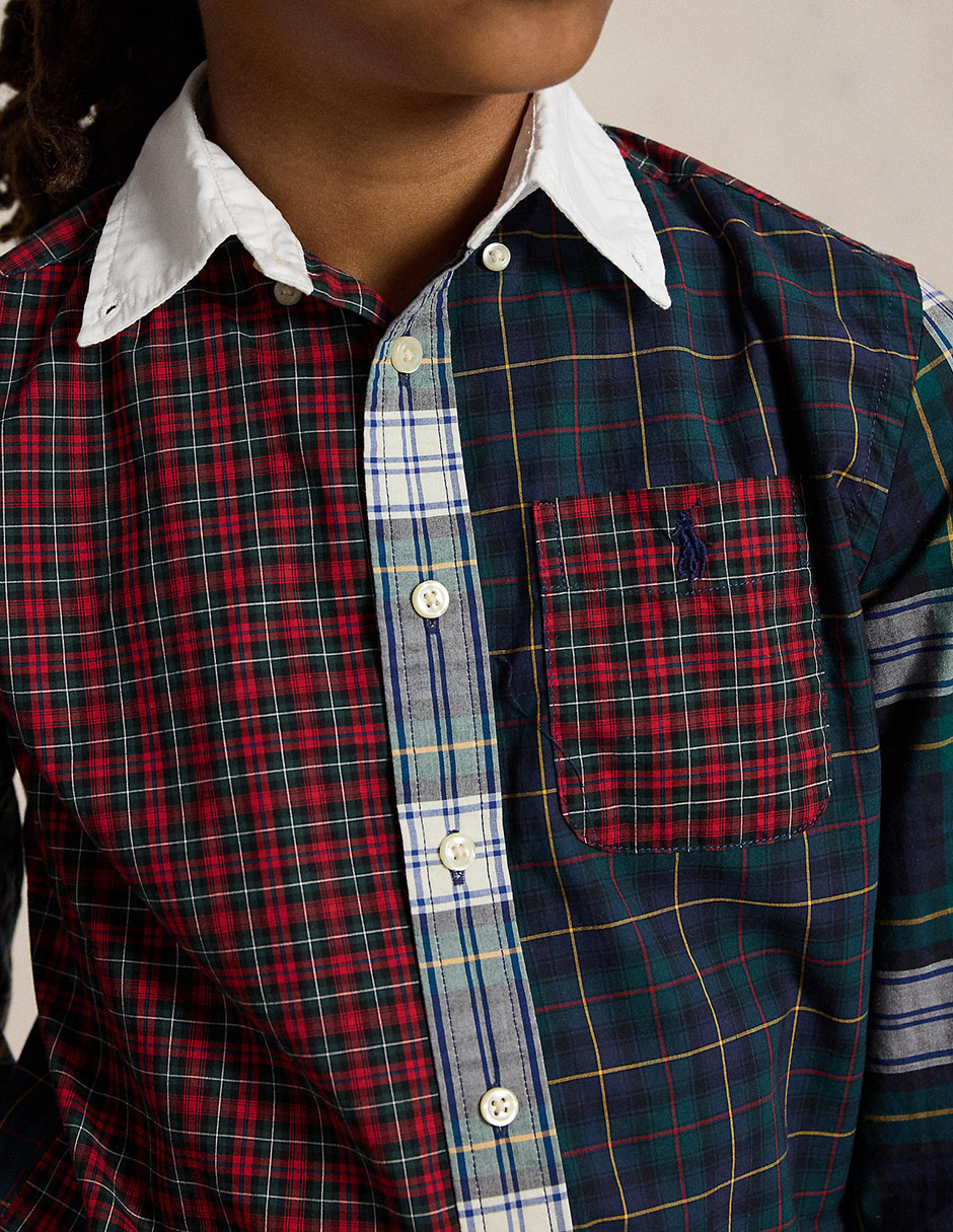 Camisa casual manga larga para niña 3