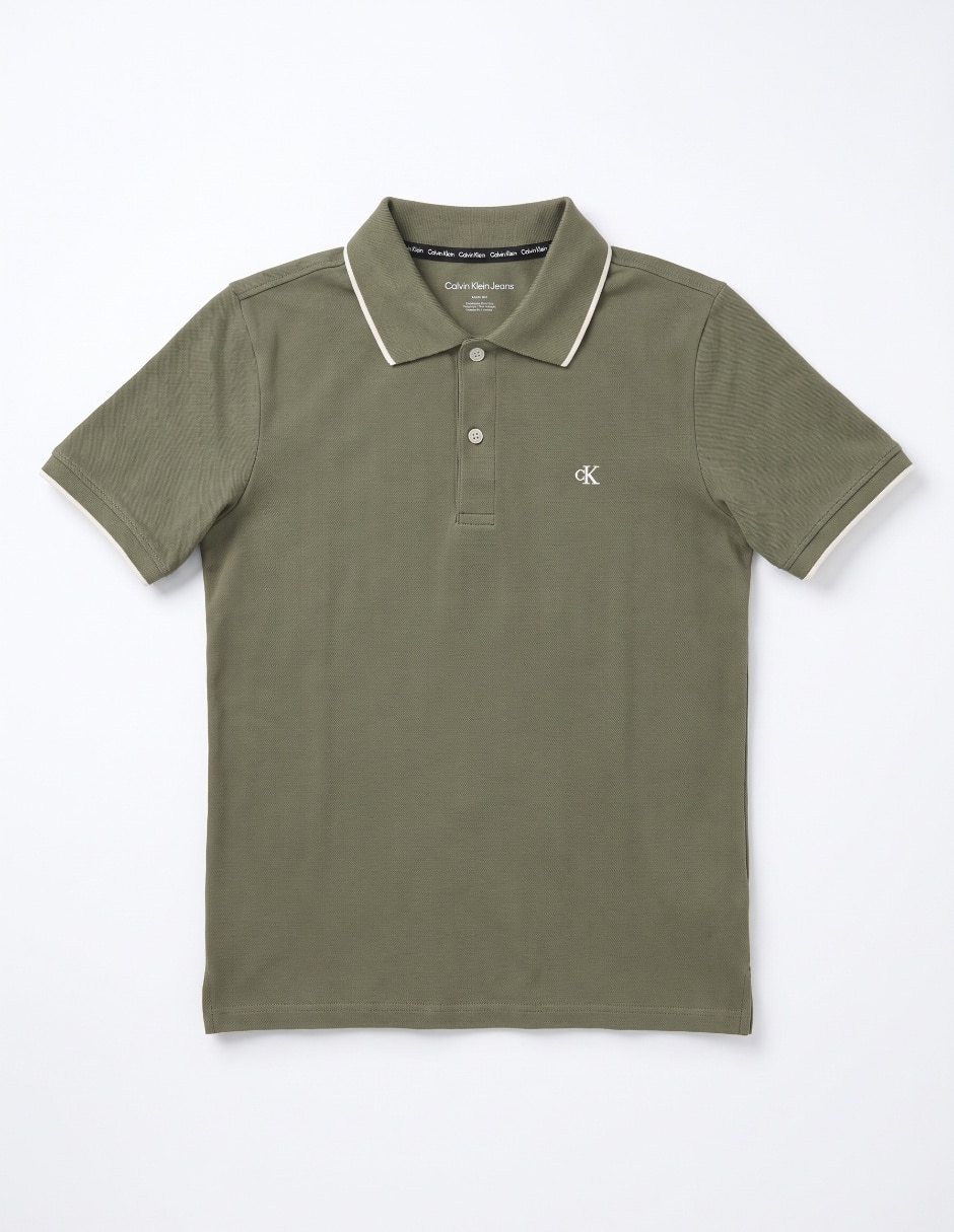 Playera tipo polo para niño 3